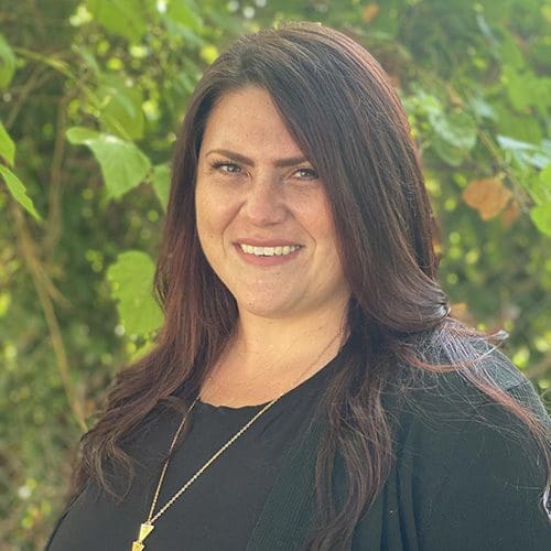 City Creek Dental's front office admin, Kristina Hardwood.